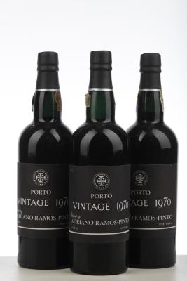 RAMOS PINTO VINTAGE PORT 1970 - Adriano Ramos Pinto - 3 Bottles