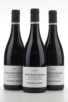 NUITS ST GEORGES AUX THOREY 2020 - Benjamin Leroux - 3 Bottles