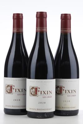 FIXIN LES CRAIS 2020 - Berthaut Gerbet - 3 Bottles