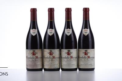 CHAMBOLLE MUSIGNY AUX BEAUX BRUNS 1998 - Denis Mortet - 4 Bottles