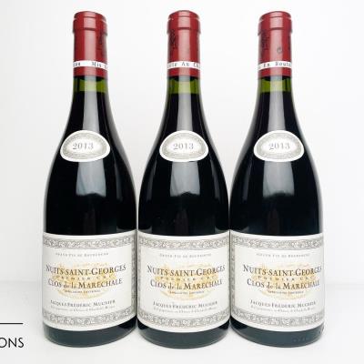NUITS ST GEORGES CLOS DE LA MARECHALE 2013 - Jacques Frederic Mugnier - 3 Bottles
