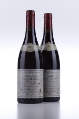CHAMBERTIN CLOS DE BEZE 1991 - Bruno Clair - 2 Bottles