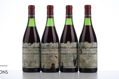 ROMANEE ST VIVANT 1975 - Domaine de la Romanee Conti - 4 Bottles