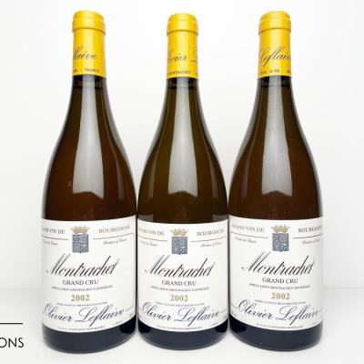 MONTRACHET 2002 - Olivier Leflaive - 3 Bottles