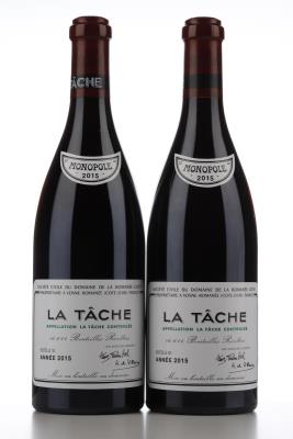 LA TACHE Domaine de la Romanee Conti 2015 - 2 Bottles in Owc 6