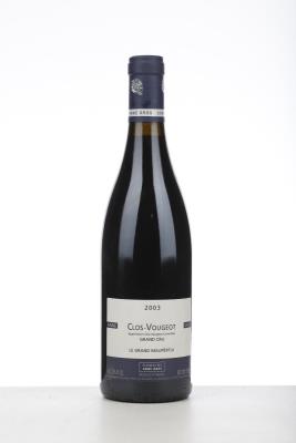 CLOS VOUGEOT LE GRAND MAUPERTUI 2003 - Anne Gros - 1 Bottle