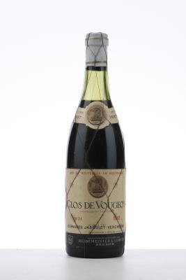 CLOS VOUGEOT 1971 - Jaboulet Vercherre - 1 Bottle