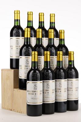 PICHON COMTESSE 1990 - Mc - 12 Bottles - Owc 12