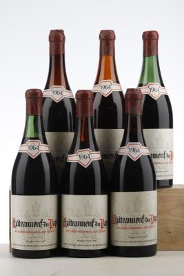 CHATEAUNEUF DU PAPE 1964 - Union Vinicole - 6 Bottles