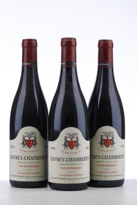 GEVREY CHAMBERTIN LES JEUNES ROIS 2005 - Geantet Pansiot - 3 Bottles