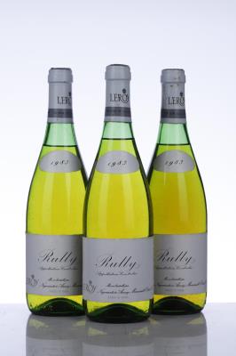 RULLY BLANC 1983 - Leroy Negociant - 3 Bottles