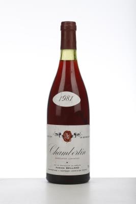 CHAMBERTIN 1981 - Adrien Belland - 1 Bottle