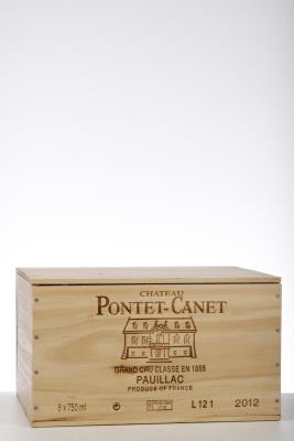 PONTET CANET 2012 - Mc - 6 Bottles - Owc 6