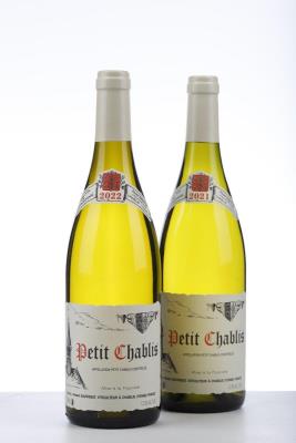 PETIT CHABLIS 1*2021 + 1*2022  - Vincent Dauvissat - 2 Bottles