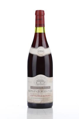 NUITS ST GEORGES LES VIGNES RONDES 1990 - Daniel Rion - 1 Bottle