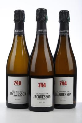 JACQUESSON CUVEE 1*740 + 2*744  - Jacquesson - 3 Bottles