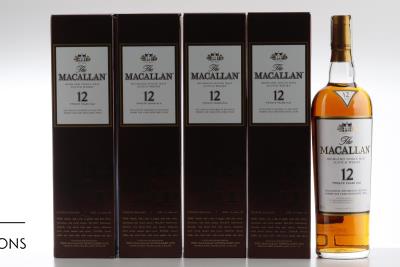 MACALLAN 12 Y - Japanese Backlabel - Alc 40% - 4 Bottles - Oc 1