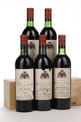 MOULIN DES GRAVES 1970 - Mc - 5 Bottles