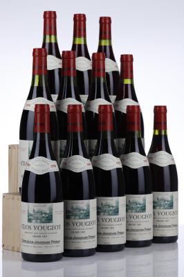 CLOS VOUGEOT 1990 - Jacques Prieur - 12 Bottles - Owc 12