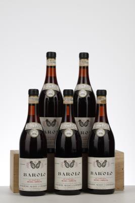 BAROLO BUSSIA SOPRANA 1976 - Conterno Aldo - 5 Bottles
