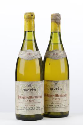 PULIGNY MONTRACHET 1 ER CRU 1988 - Morin - 2 Bottles