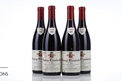 GEVREY CHAMBERTIN 1 ER CRU 2000 - Denis Mortet - 4 Bottles