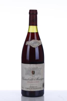 CHAMBOLLE MUSIGNY 1989 - Reserve des Comtes de Bourgogne - 1 Bottle