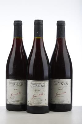 CORNAS GRANIT 60 VIEILLES VIGNES 2007 - Vincent Paris - 3 Bottles