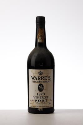 WARRE'S TERCENTENARY VINTAGE PORT 1970 - Warre - 1 Bottle
