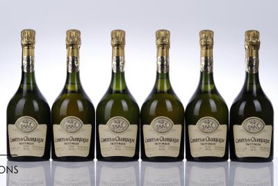 TAITTINGER COMTES DE CHAMPAGNE 1976 - Taittinger - 6 Bottles - Oc 6