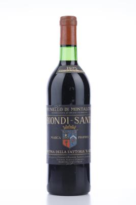 BRUNELLO DI MONTALCINO 1975 - Biondi Santi - 1 Bottle
