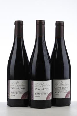 COTE ROTIE LES ROCHAINS 2009 - Patrick et Christophe Bonnefond - 3 Bottles