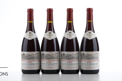 GEVREY CHAMBERTIN CLOS ST JACQUES 1991 - Armand Rousseau - 8 Bottles