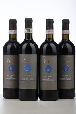 VINO NOBILE DI MONTEPULCIANO 3*2008 + 1*2011   - Cantina Dei - 4 Bottles