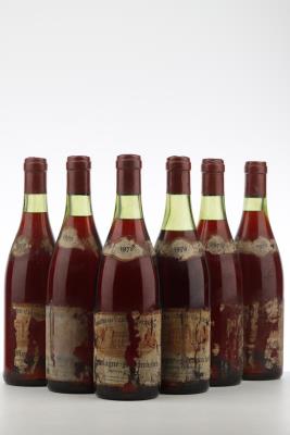 CHASSAGNE MONTRACHET ROUGE 1978 - Domaine des Hautes Cornieres - 6 Bottles