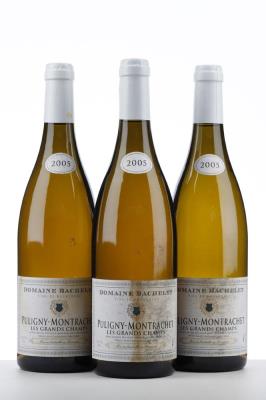 PULIGNY MONTRACHET LES GRANDS CHAMPS 2005 - Vincent Bachelet - 3 Bottles