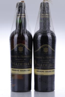 MADEIRA HENRIQUES VERDELHO SOLERA 1898 - Henriques & Henriques - Mise en bouteille par L'Importateur - 2 Bottles