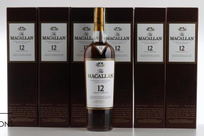 MACALLAN 12 Y - Japanese Backlabel - Alc 40% - 6 Bottles - Oc 1