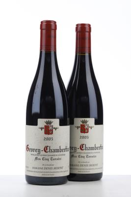GEVREY CHAMBERTIN MES CINQ TERROIRS 2005 - Denis Mortet - 2 Bottles