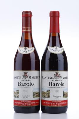 BAROLO 1978 - Marchesi di Barolo - 2 Bottles