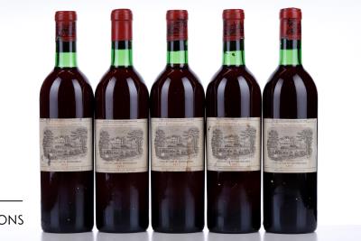 LAFITE ROTHSCHILD 1971 - 5 Bottles