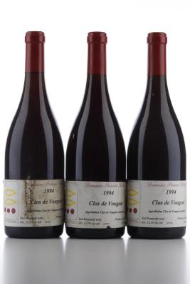 CLOS VOUGEOT Prieure Roch 1994 - 3 Bottles
