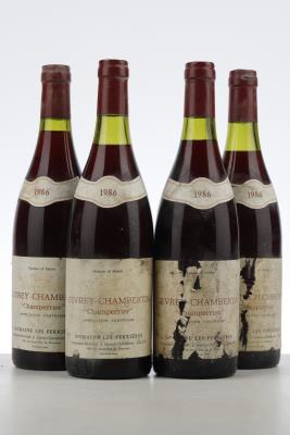 GEVREY CHAMBERTIN CHAMPSPERRIER 1986 - Domaine les Perrieres - 4 Bottles