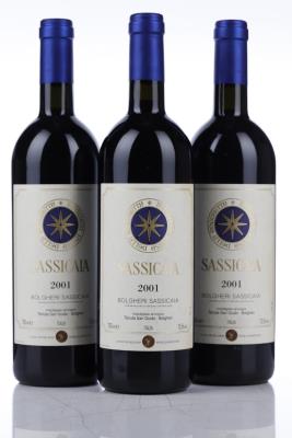SASSICAIA 2001 - Tenuta San Guido - 3 Bottles