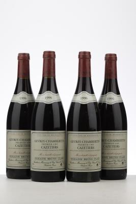 GEVREY CHAMBERTIN LES CAZETIERS 1996 - Bruno Clair - 4 Bottles