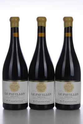 ERMITAGE ROUGE LE PAVILLON 2015 - M. Chapoutier - 12 Bottles - Owc 3