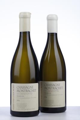 CHASSAGNE MONTRACHET BLANC LES CHENEVOTTES 2016 - Pierre Yves Colin Morey - 2 Bottles