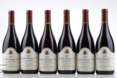 CHAMBOLLE MUSIGNY LES AMOUREUSES 2008 - Robert Groffier - 6 Bottles