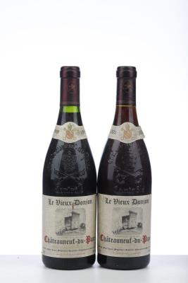 CHATEAUNEUF DU PAPE LE VIEUX DONJON 1*1999 + 1*2003 - Vieux Donjon - 2 Bottles