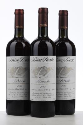BAROLO BRICCO ROCCHE 1985 - Ceretto - 3 Bottles